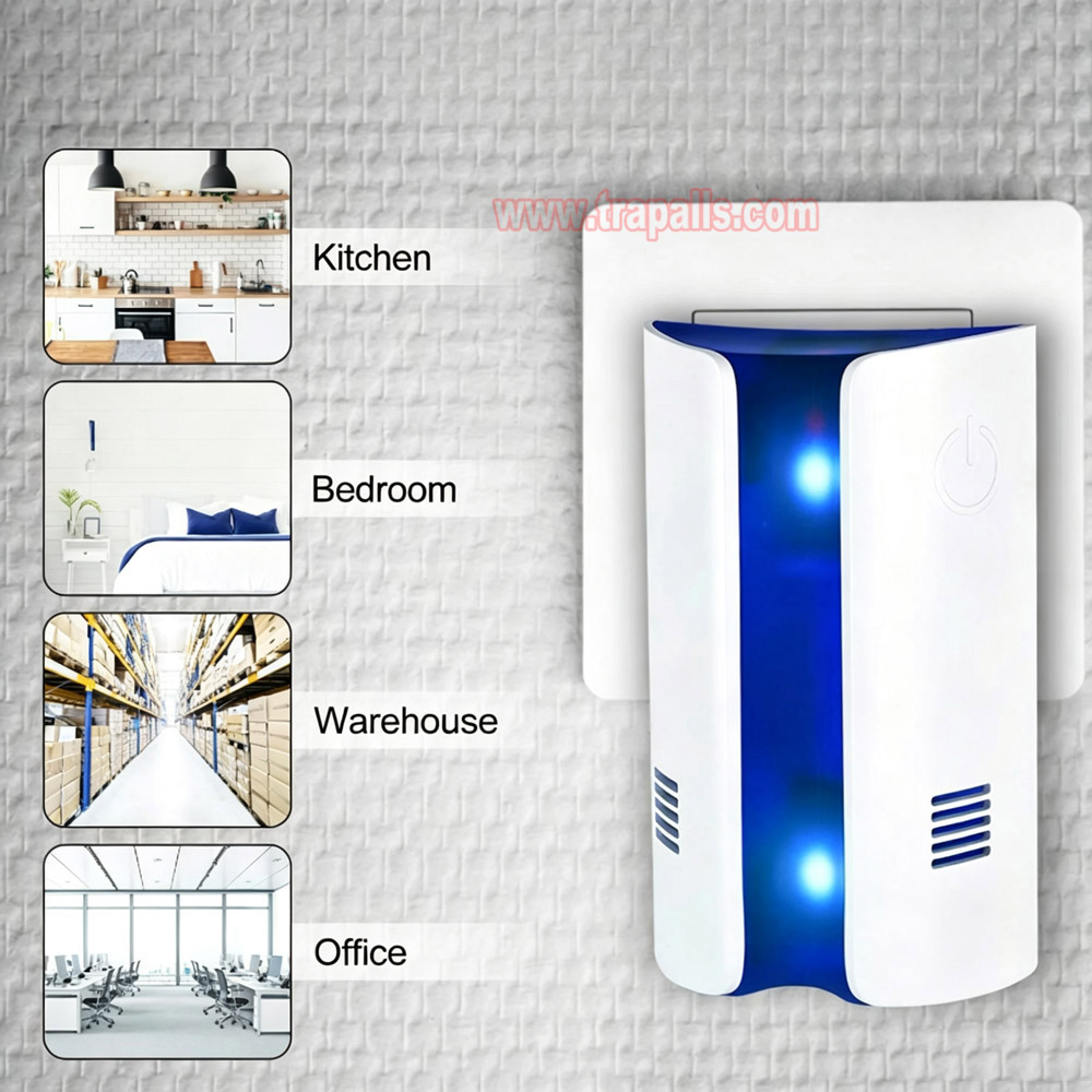 Home Multi Frequency Rodent Deterrent Electromagnetic Wave Pest Defender Ultrasonic Mouse Repeller - Image 18