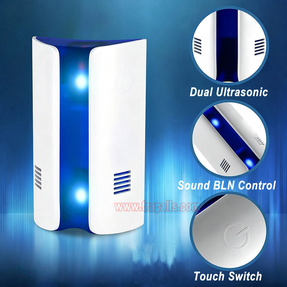 Home Multi Frequency Rodent Deterrent Electromagnetic Wave Pest Defender Ultrasonic Mouse Repeller - Image 4