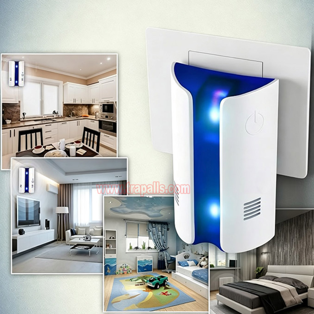 Home Multi Frequency Rodent Deterrent Electromagnetic Wave Pest Defender Ultrasonic Mouse Repeller - Image 8