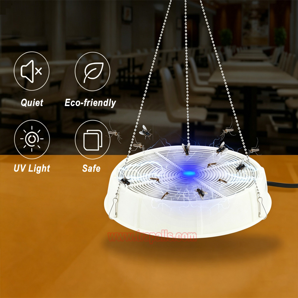 Indoor USB Charging Electronic UV Light Mosquito Killer Automatic Hanging Fly Trap Machine - Image 10