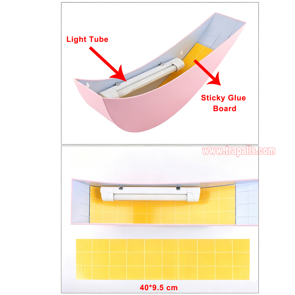 Indoor Home LED Sticky Fly Catcher Bug Zapper Electronic Mosquito Killer Lamp with Yellow Glue Paper - Image 5