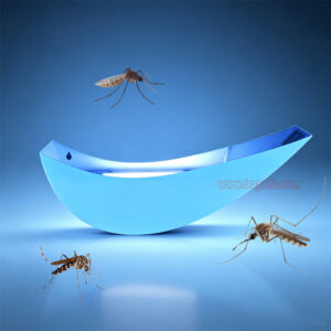 Indoor Home LED Sticky Fly Catcher Bug Zapper Electronic Mosquito Killer Lamp with Yellow Glue Paper - Image 7