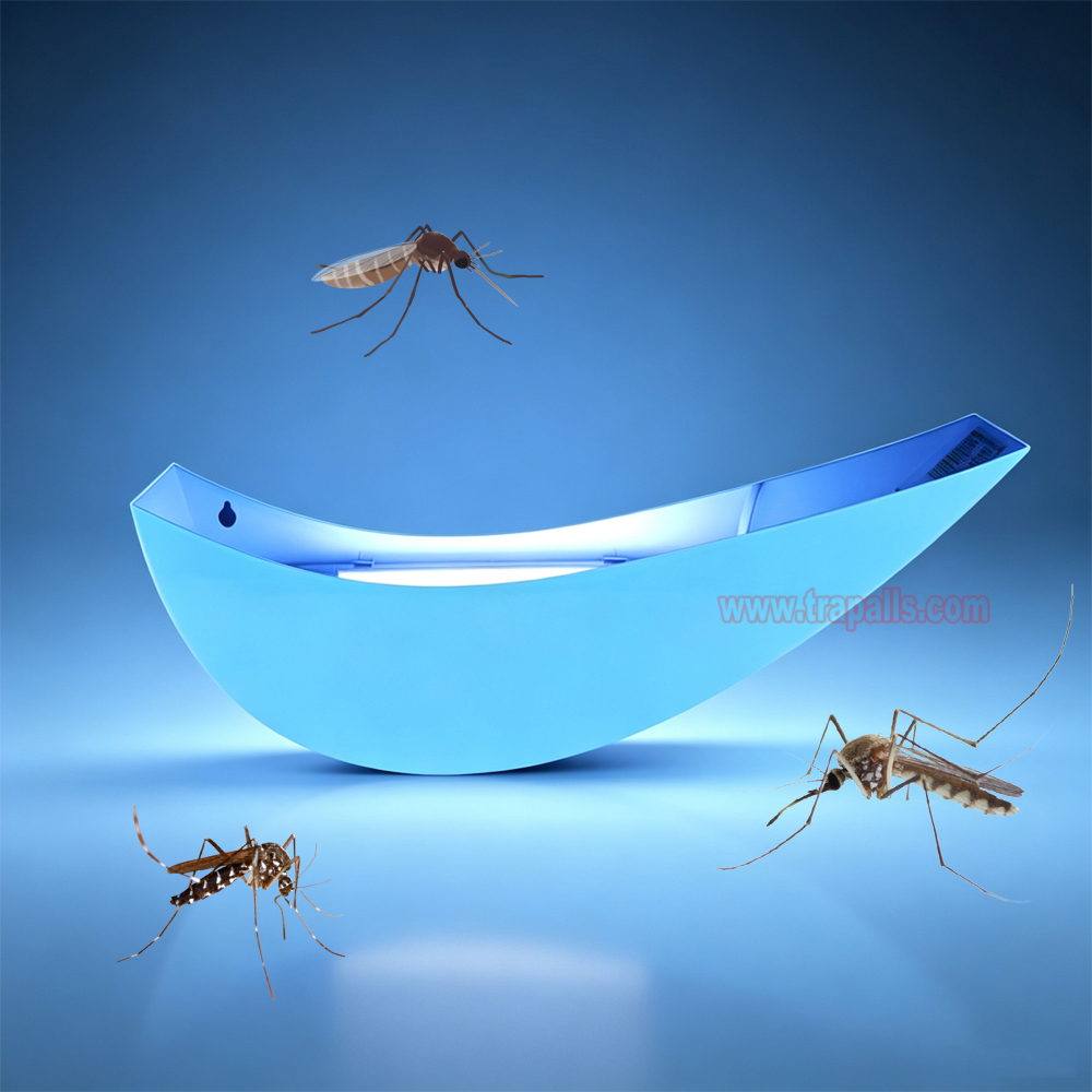 Indoor Home LED Sticky Fly Catcher Bug Zapper Electronic Mosquito Killer Lamp with Yellow Glue Paper - Image 7