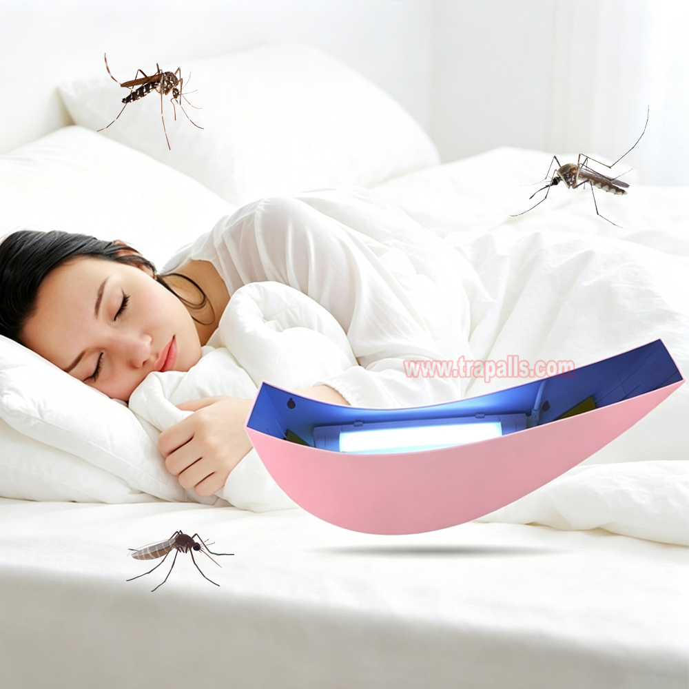 Indoor Home LED Sticky Fly Catcher Bug Zapper Electronic Mosquito Killer Lamp with Yellow Glue Paper - Image 8