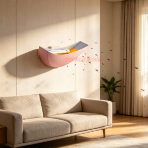 Indoor Home LED Sticky Fly Catcher Bug Zapper Electronic Mosquito Killer Lamp with Yellow Glue Paper - Image 10