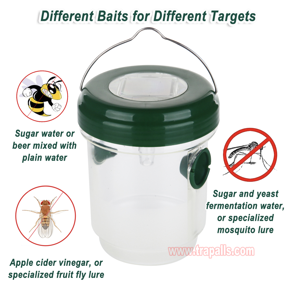 Outdoor High Eco-Friendly Hanging Funnel Fruit Fly Mosquito Catcher Wasp Bottle Trap - Image 16