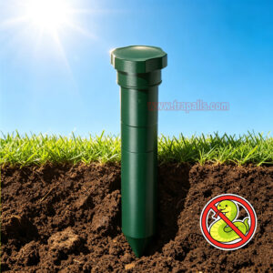 Garden Lawn Battery Powered Underground Sonic Vibration Gopher Snake Control Ultrasonic Mole Repeller - Image 12