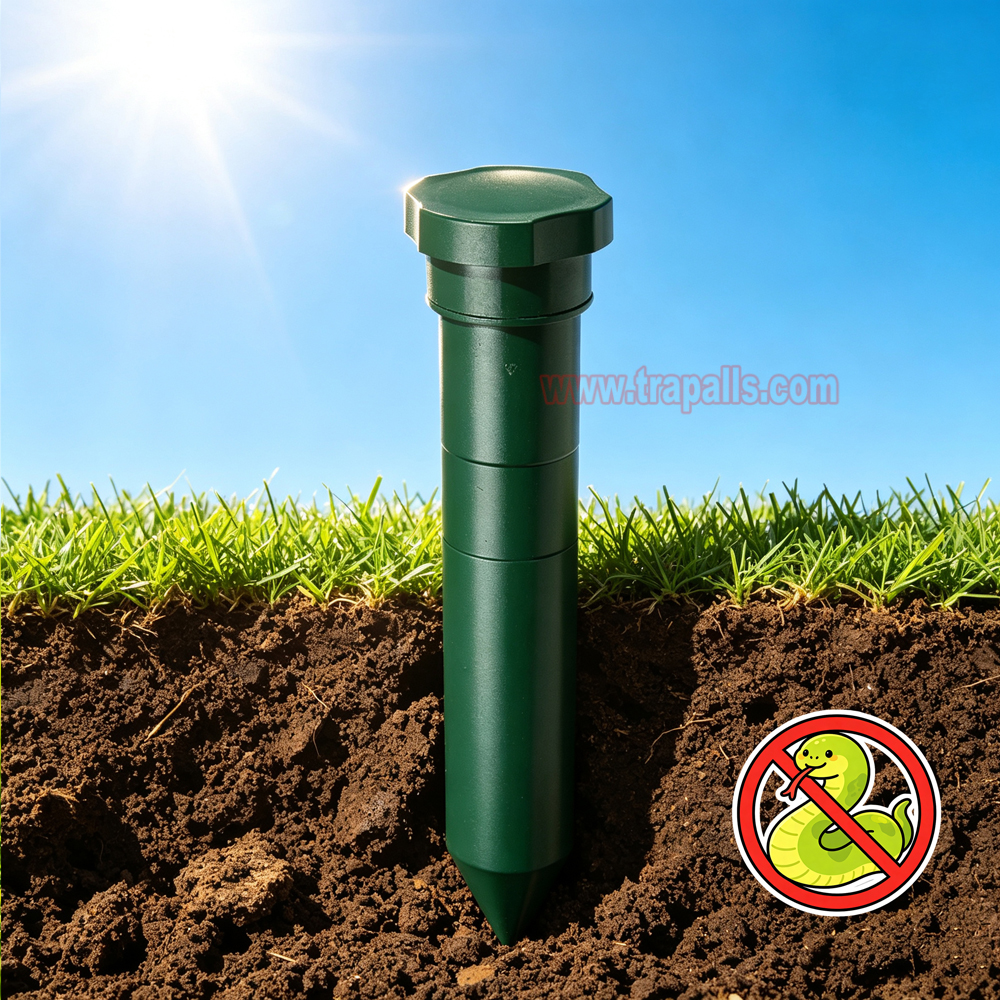 Garden Lawn Battery Powered Underground Sonic Vibration Gopher Snake Control Ultrasonic Mole Repeller - Image 12