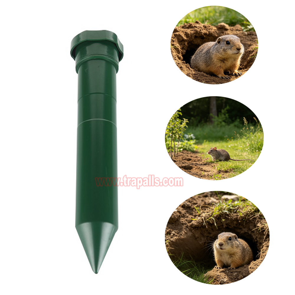 Garden Lawn Battery Powered Underground Sonic Vibration Gopher Snake Control Ultrasonic Mole Repeller - Image 4
