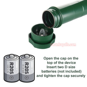 Garden Lawn Battery Powered Underground Sonic Vibration Gopher Snake Control Ultrasonic Mole Repeller - Image 6