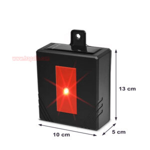 Garden Solar PIR Sensor Skunk Deterrent Deer Repellent Predator Eye Ultrasonic Animal Repeller - Image 3