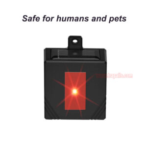 Garden Solar PIR Sensor Skunk Deterrent Deer Repellent Predator Eye Ultrasonic Animal Repeller - Image 4