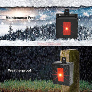 Garden Solar PIR Sensor Skunk Deterrent Deer Repellent Predator Eye Ultrasonic Animal Repeller - Image 9