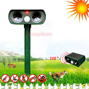 Outdoor Waterproof Solar Eco-Friendly Repellent PIR Sensor for Dogs Cats Squirrels Moles Ultrasonic Animal Repeller - Image 11