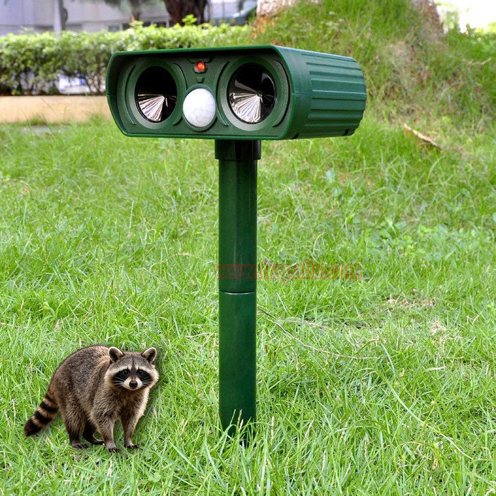 Outdoor Waterproof Solar Eco-Friendly Repellent PIR Sensor for Dogs Cats Squirrels Moles Ultrasonic Animal Repeller - Image 14