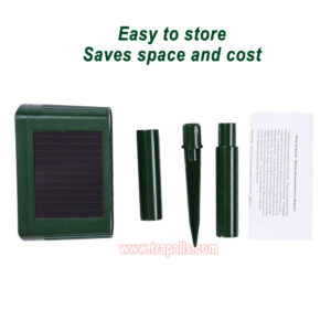 Outdoor Waterproof Solar Eco-Friendly Repellent PIR Sensor for Dogs Cats Squirrels Moles Ultrasonic Animal Repeller - Image 6