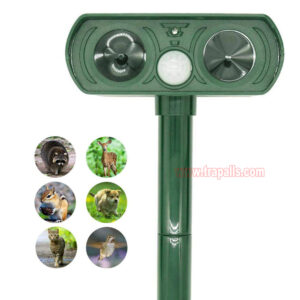 Outdoor Waterproof Solar Eco-Friendly Repellent PIR Sensor for Dogs Cats Squirrels Moles Ultrasonic Animal Repeller - Image 9