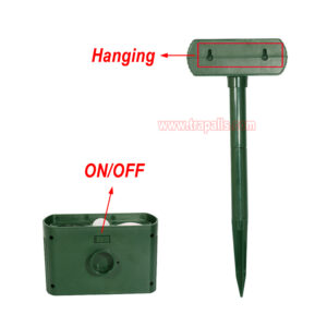 Garden LED Infrared Solar Mouse Dog Repellent with PIR Sensor Ultrasonic Animal Repeller - Image 14