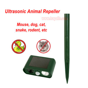 Garden LED Infrared Solar Mouse Dog Repellent with PIR Sensor Ultrasonic Animal Repeller - Image 5