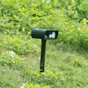 Garden LED Infrared Solar Mouse Dog Repellent with PIR Sensor Ultrasonic Animal Repeller - Image 10