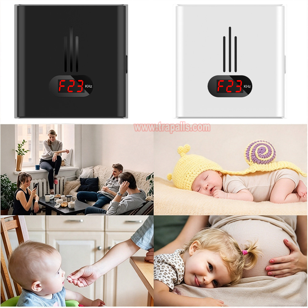 Indoor Plug in LED Night Light Electronic Pest Control with Frequency Fluctuation Display Ultrasonic Pest Repeller - Image 15
