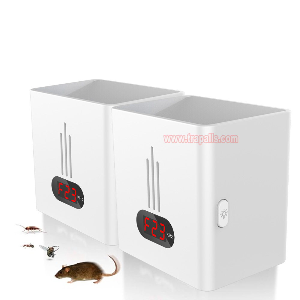 Indoor Plug in LED Night Light Electronic Pest Control with Frequency Fluctuation Display Ultrasonic Pest Repeller - Image 6
