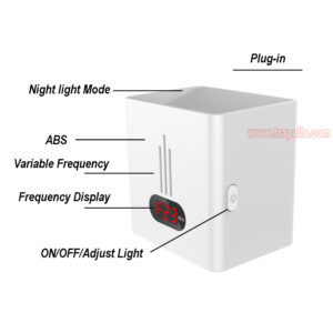 Indoor Plug in LED Night Light Electronic Pest Control with Frequency Fluctuation Display Ultrasonic Pest Repeller - Image 7
