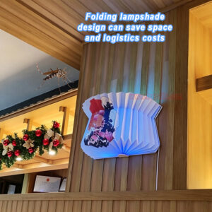 Indoor Hanging Foldable Shell Dual Tube Insect Trap Sticky Paper Fly Catcher Electric Folding Mosquito Killer Lamp - Image 5