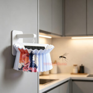 Indoor Hanging Foldable Shell Dual Tube Insect Trap Sticky Paper Fly Catcher Electric Folding Mosquito Killer Lamp - Image 10