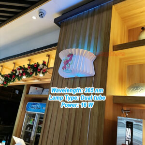 Indoor Wall Hanging Foldable Shell Dual Tube Insect Trap Sticky Paper Fly Catcher Electric Folding Mosquito Killer Lamp - Image 6