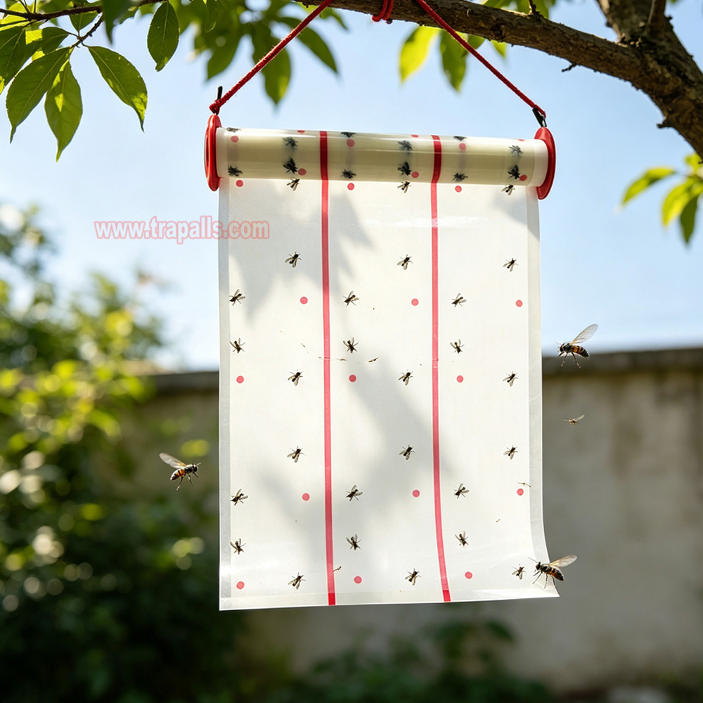 Indoor Disposable Insect Sticky Glue Board Catcher Roll Fly Trap - Image 11