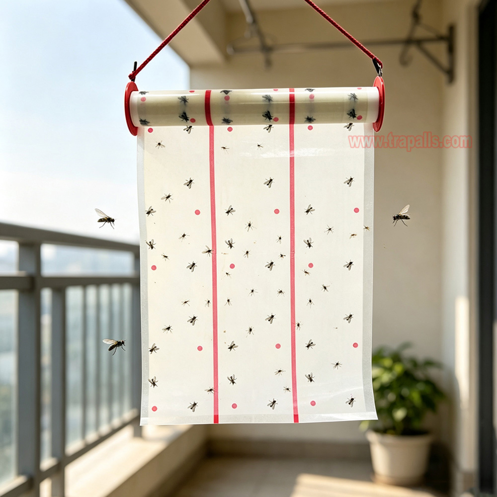Indoor Disposable Insect Sticky Glue Board Catcher Roll Fly Trap - Image 13