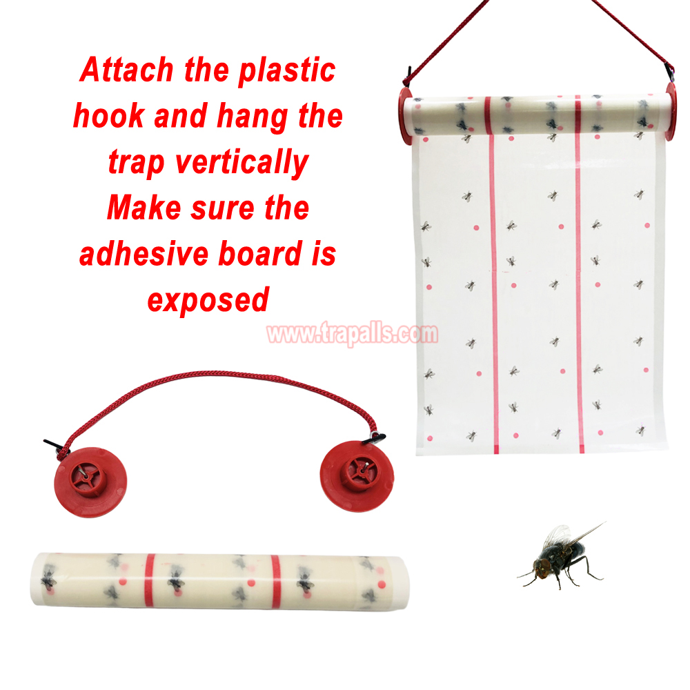 Indoor Disposable Insect Sticky Glue Board Catcher Roll Fly Trap - Image 6