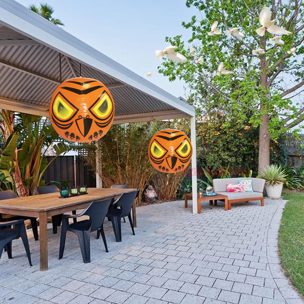 Outdoor Garden High-quality Inflatable Visual Terror Eyes Bird Scare Balloon Repellent Bird Repeller - Image 9