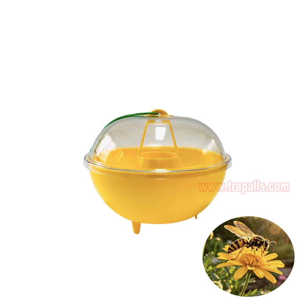 Orchard Garden Reusable Hanging Tall Funnel Design Prevents Spillage Hornet Control Fly Catcher Wasp Trap - Image 2
