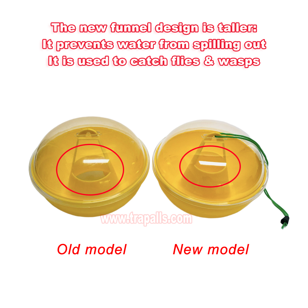 Orchard Garden Reusable Hanging Tall Funnel Design Prevents Spillage Hornet Control Fly Catcher Wasp Trap - Image 9