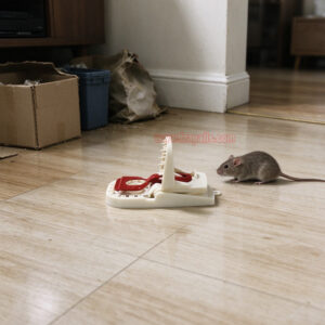 Indoor Humane Reusable Plastic Quick Catch Pest Control Mouse Snap Trap with Teeth Edge - Image 11