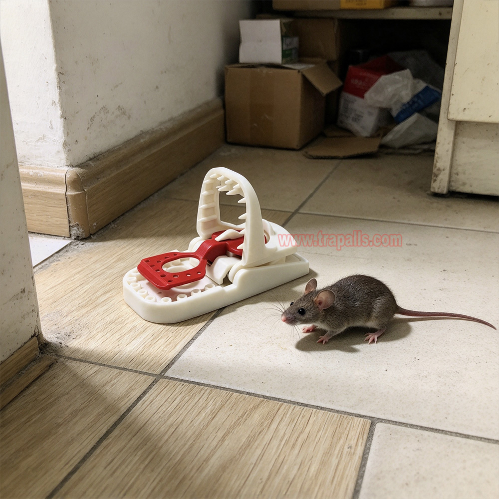 Indoor Humane Reusable Plastic Quick Catch Pest Control Mouse Snap Trap with Teeth Edge - Image 12