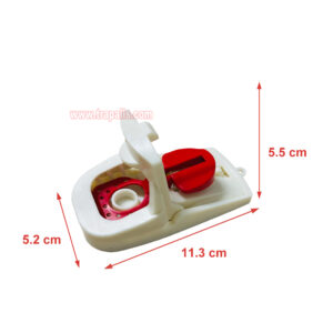 Indoor Humane Reusable Plastic Quick Catch Pest Control Mouse Snap Trap with Teeth Edge - Image 3