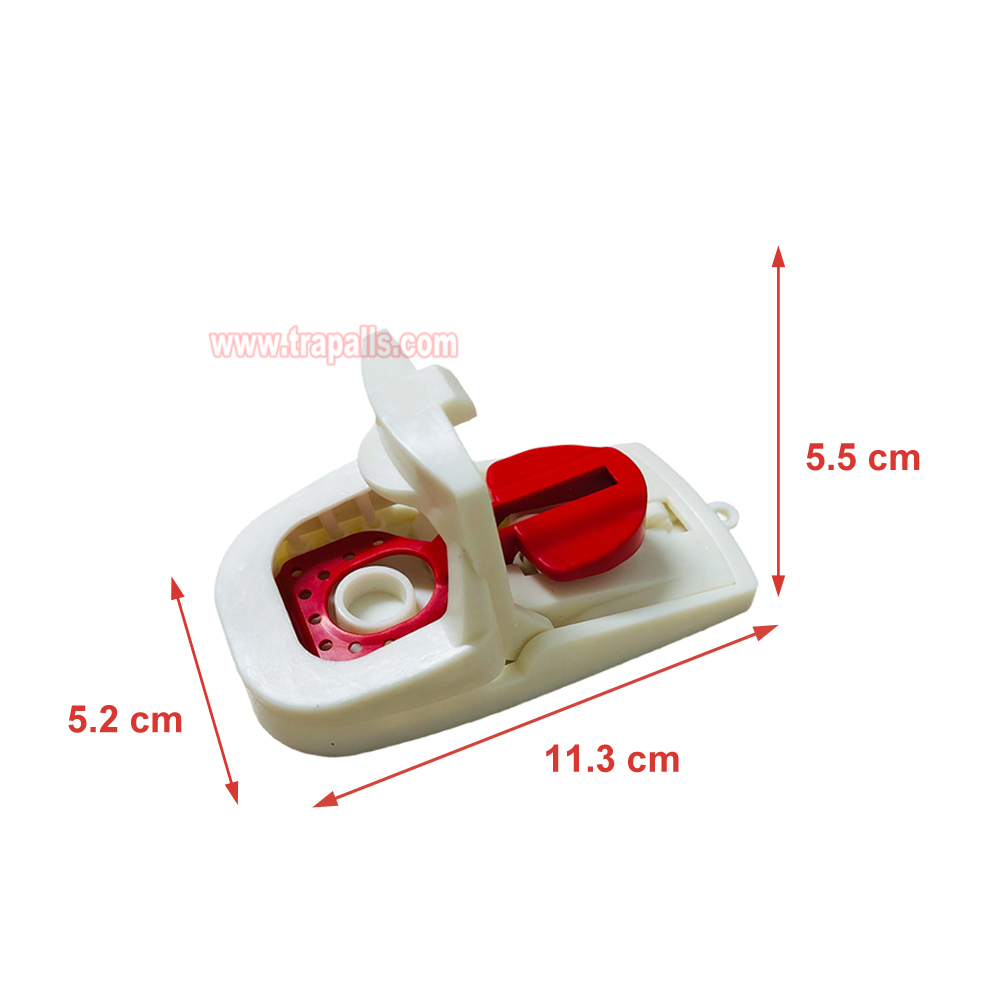 Indoor Humane Reusable Plastic Quick Catch Pest Control Mouse Snap Trap with Teeth Edge - Image 3