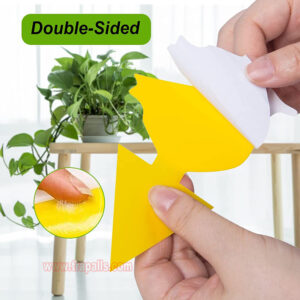 Garden House Plant Bug Insect Killer Moth Gnat Control Yellow Sticky Card Fruit Fly Glue Trap - Image 6