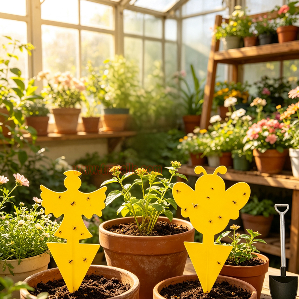 Garden House Plant Bug Insect Killer Moth Gnat Control Yellow Sticky Card Fruit Fly Glue Trap - Image 8