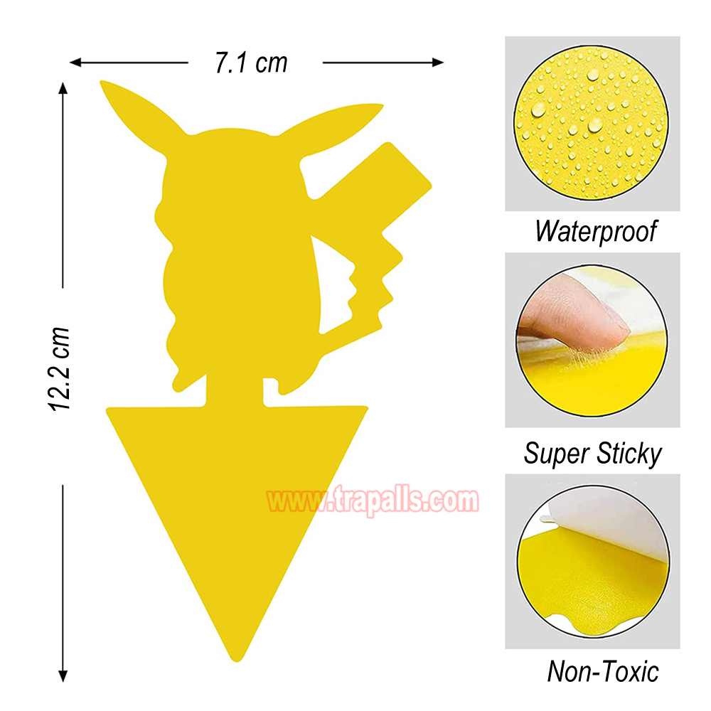 House Garden Plant Bug Fungus Gnat Insect Catcher Yellow Sticky Fruit Fly Glue Trap - Image 3