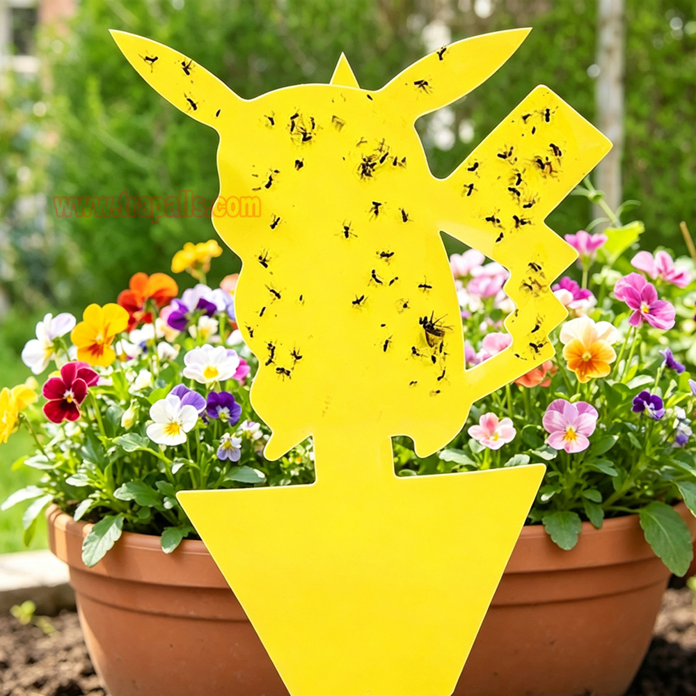 House Garden Plant Bug Fungus Gnat Insect Catcher Yellow Sticky Fruit Fly Glue Trap - Image 8
