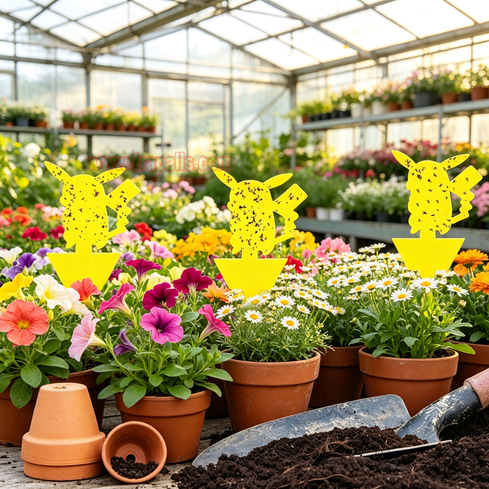 House Garden Plant Bug Fungus Gnat Insect Catcher Yellow Sticky Fruit Fly Glue Trap - Image 9