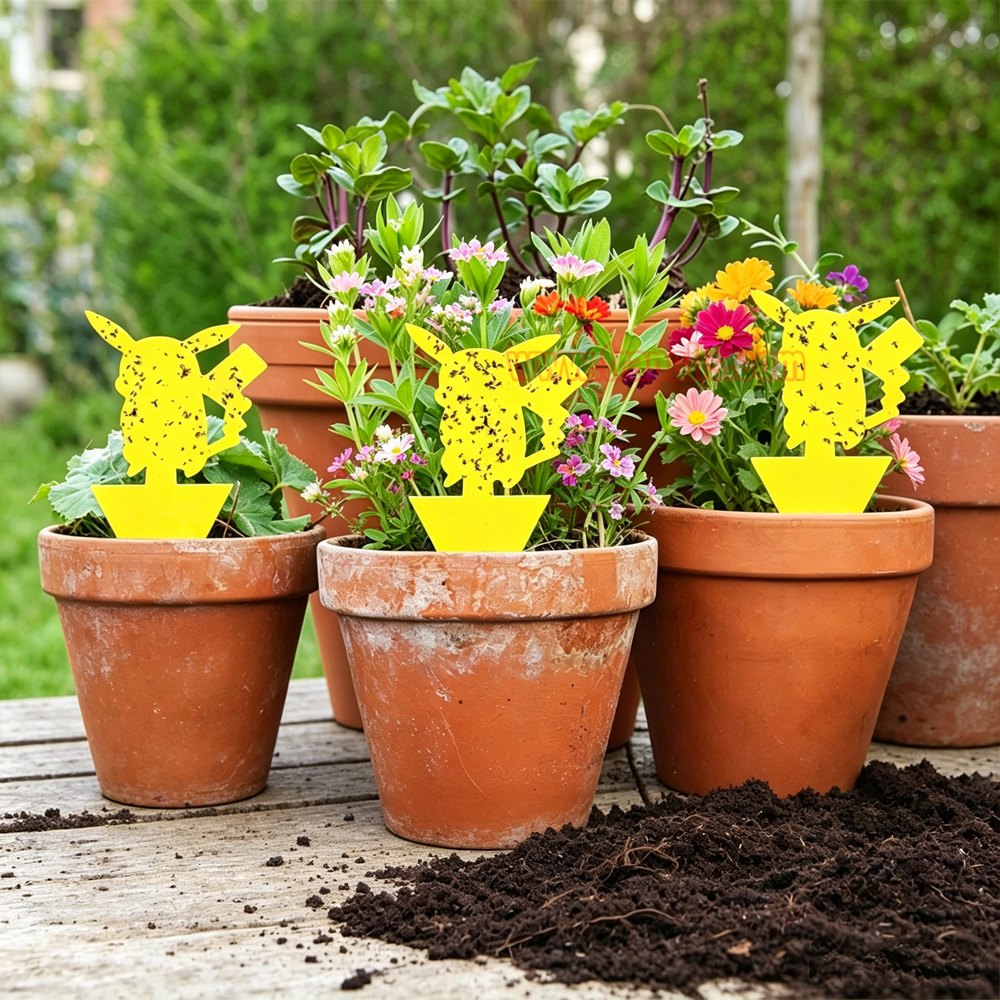 House Garden Plant Bug Fungus Gnat Insect Catcher Yellow Sticky Fruit Fly Glue Trap - Image 10