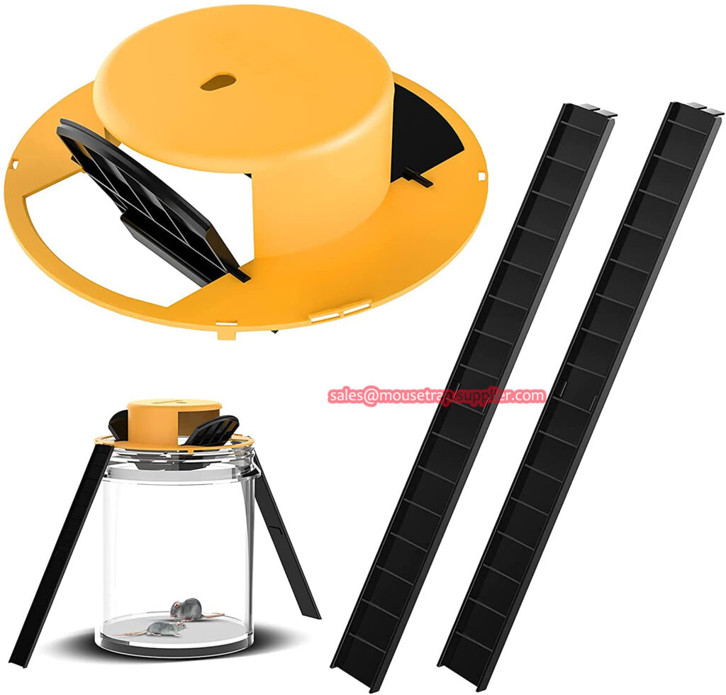 Reusable Humane Rat Rodent Control No Kill Flip Slide Bucket Lid Mouse ...