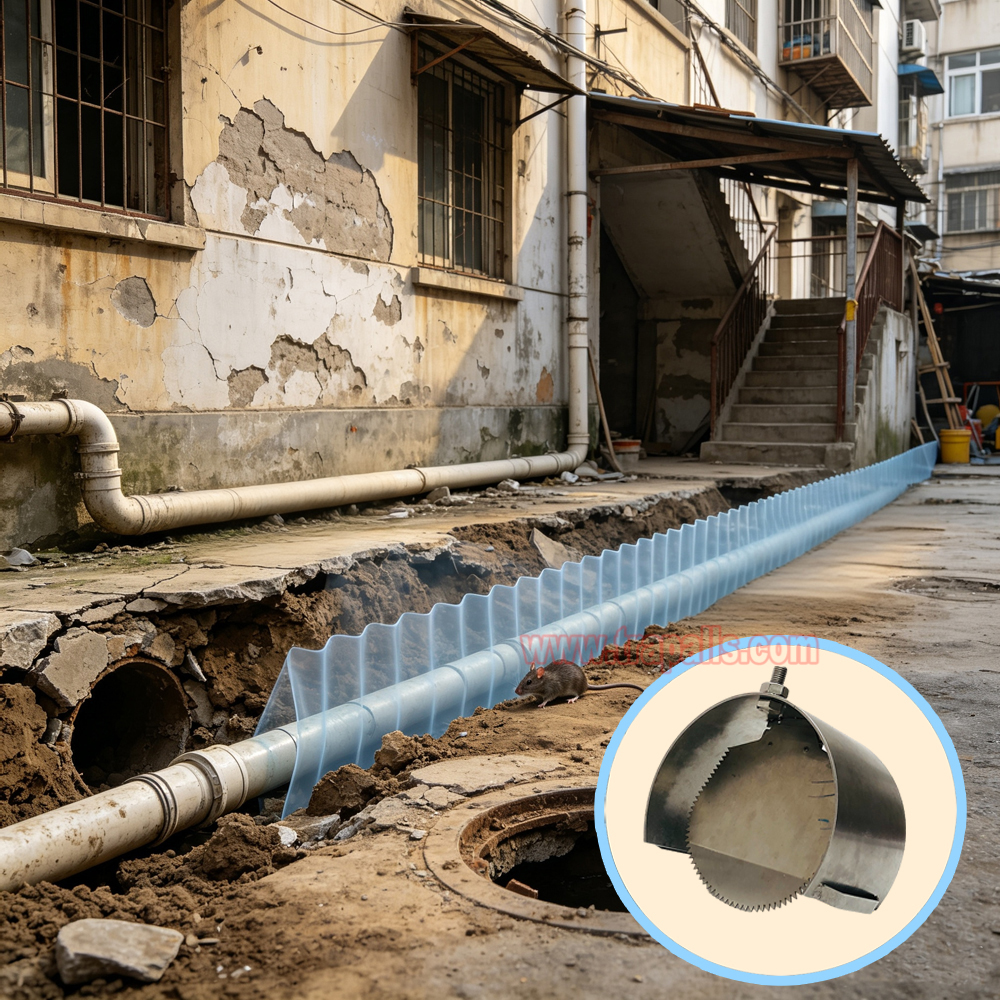 Indoor Kitchen Rodent Stopper Flap Control Rat Drain Guard Stainless Steel Mouse Blocker - Image 13