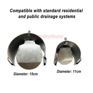 Indoor Kitchen Rodent Stopper Flap Control Rat Drain Guard Stainless Steel Mouse Blocker - Image 6