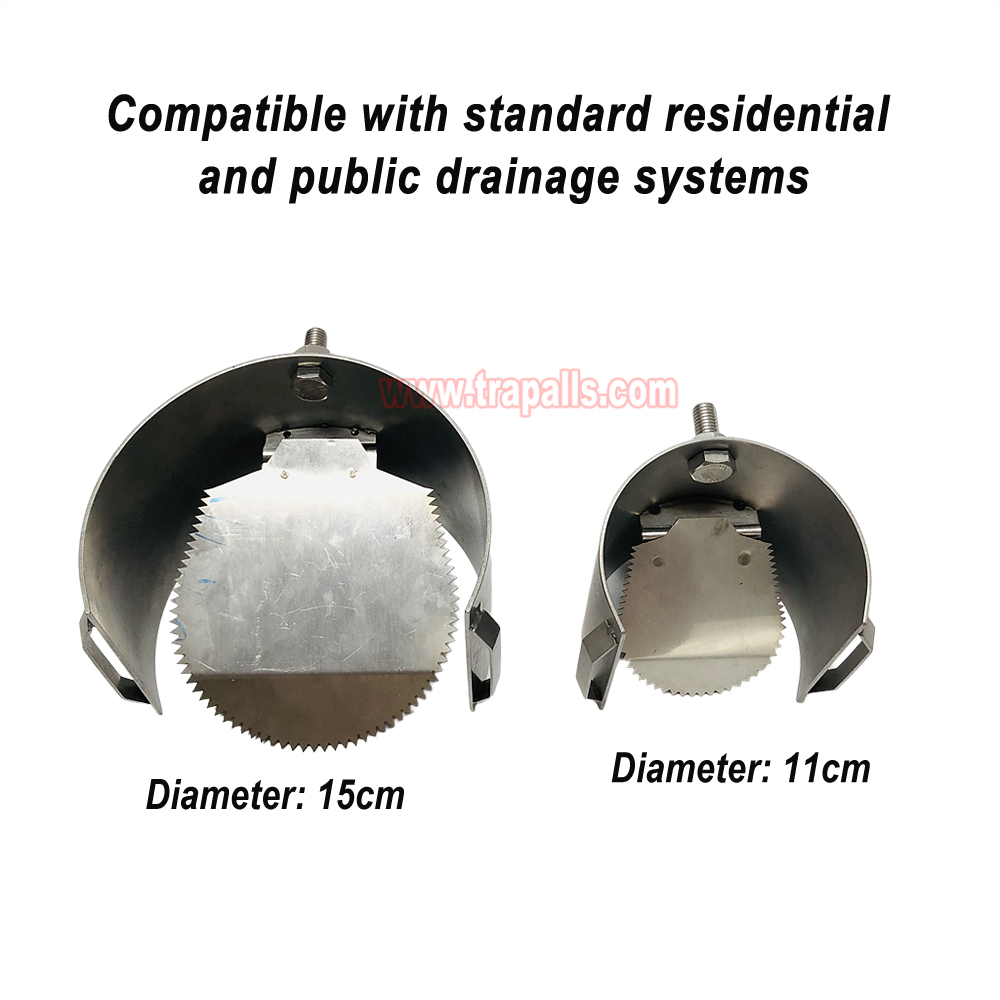 Indoor Kitchen Rodent Stopper Flap Control Rat Drain Guard Stainless Steel Mouse Blocker - Image 6